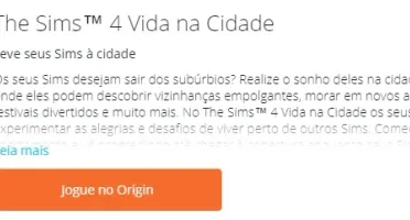 Conta no Origin com The sims 4 + 2 expanções