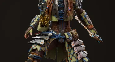 Aloy Horizon Playstation 3d stl