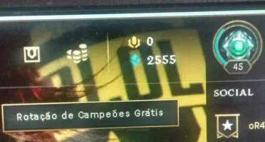 Conta LvL 45 Unranked no pique pra subir de elo