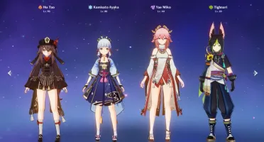 Conta Genshin Impact [Tighnari][Hutao][Ayaka][Yae Miko] ++