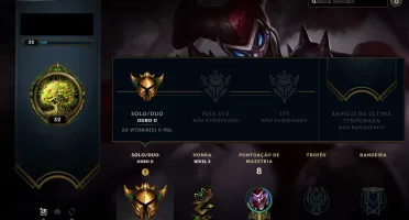 CONTA MONO SHACO GOLD 2 PARA SMURFAR 91% WIN RATE