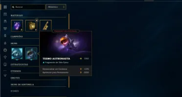Unranked com 27 Champs e 3 Skins + 2 Fragmentos