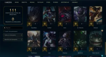 Conta Superiority Master MMR GM — Dono Único — HandLvl