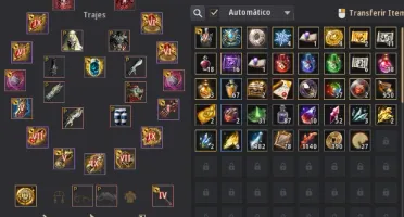 Conta BDO,789 GS, barraca, fada pot5 Pegasus t10, 2 potes