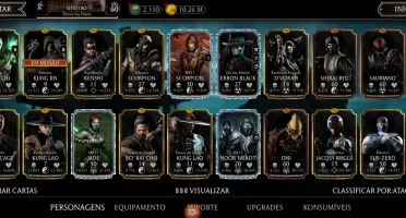 Conta mortal kombat com 3 brut