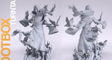 Itachi Uchiha - Naruto - Arquivo Stl - Para Impressão 3D