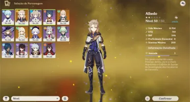 GENSHIN IMPACT / AR25 / QIQI + JEAN + ALBEDO + 10 SR