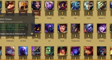 CONTA LOL PRATA 5 + 10 SKINS + 37 CAMPEÕES
