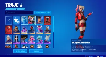 conta fortnite com várias skins e vários jogos na epic games