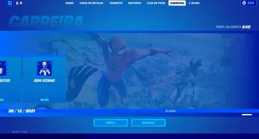conta fortnite com várias skins e vários jogos na epic games
