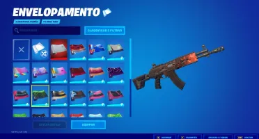 conta fortnite com várias skins e vários jogos na epic games