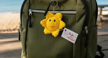 Chaveiro Solzinho Amigurumi