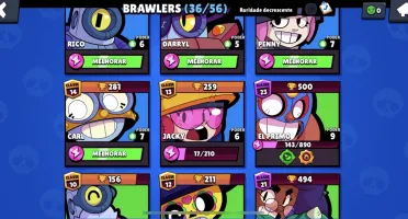 Conta Brawl Stars 10888 troféus