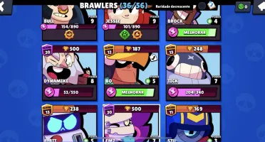 Conta Brawl Stars 10888 troféus