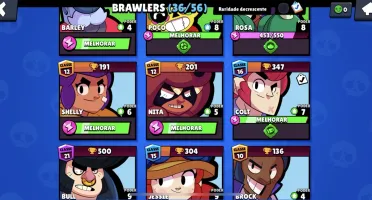 Conta Brawl Stars 10888 troféus