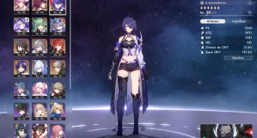 Conta Honkai Star Rail + Genshin com vários 5⭐️