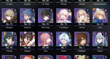 Conta Honkai Star Rail + Genshin com vários 5⭐️