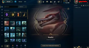 Conta League of Legends + 1615RP