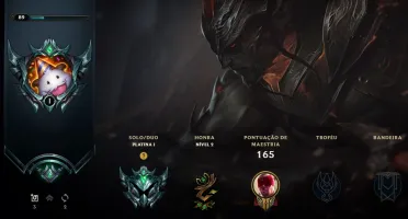 Conta LOL P1 last season