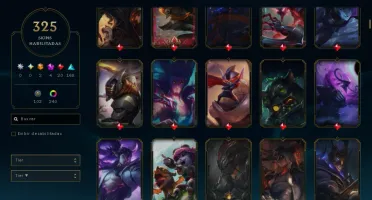[Entrega Instantânea]  325 Skins Todos Campeões Full Acesso