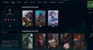 Conta Bronze 2, 8 skins