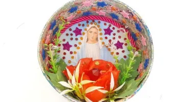 Relicário Redondo Nossa Senhora das Graças