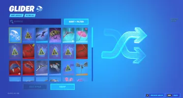 Conta de Fortnite com várias skins