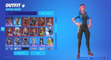 Conta de Fortnite com várias skins