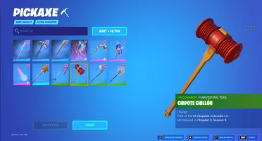 Conta de Fortnite com várias skins