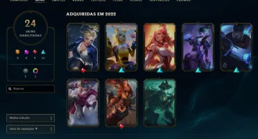 Conta league of legis lvl 182 ouro 2