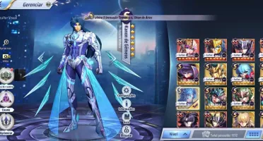 Vendo conta Saint Seiya Awakening LV 59, vários personagens.