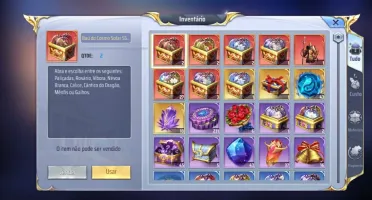 Vendo conta Saint Seiya Awakening LV 59, vários personagens.
