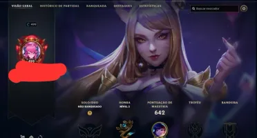 Conta LoL LVL499 com diversas skins lendárias. Veja as fotos