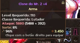 ACC GLA focada em lutador