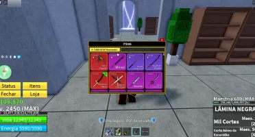 Lvl Max, 5 Frutas Perm | Dragon | Dark Blade | 5 Gamepass