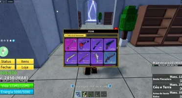 Lvl Max, 5 Frutas Perm | Dragon | Dark Blade | 5 Gamepass
