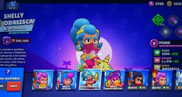 Conta do beta, shelly stelar, bull rei barbaro e etc.
