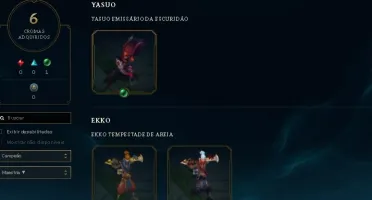 conta de league of legends lv 314 com 137 campeos e 47 skins