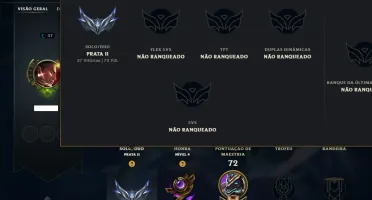 Prata 2 com 65 Champs e 41 Skins