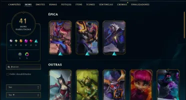 Prata 2 com 65 Champs e 41 Skins