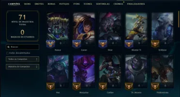 Prata 2 com 65 Champs e 41 Skins