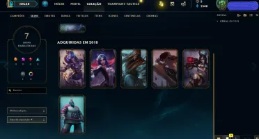 CONTA LOL OURO II LVL 73