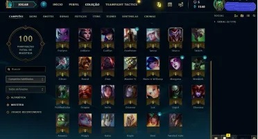 CONTA LOL OURO II LVL 73