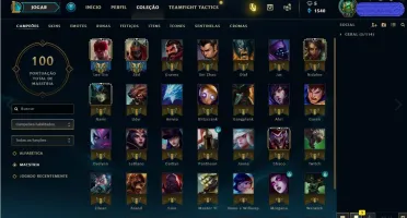 CONTA LOL OURO II LVL 73