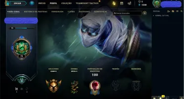 CONTA LOL OURO II LVL 73