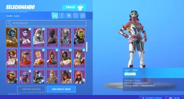 CONTA FORTNITE SEASON 2+ COM MAIS DE 120 SKINS