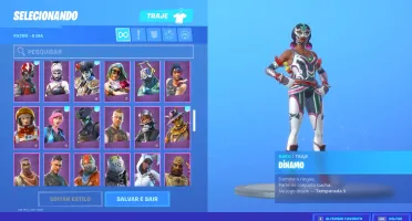 CONTA FORTNITE SEASON 2+ COM MAIS DE 120 SKINS