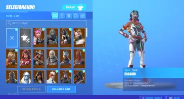 CONTA FORTNITE SEASON 2+ COM MAIS DE 120 SKINS
