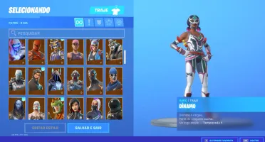 CONTA FORTNITE SEASON 2+ COM MAIS DE 120 SKINS