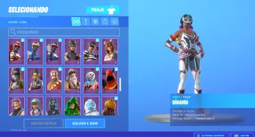CONTA FORTNITE SEASON 2+ COM MAIS DE 120 SKINS